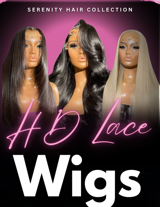 5x5 HD Lace Virgin Wig 200% Density